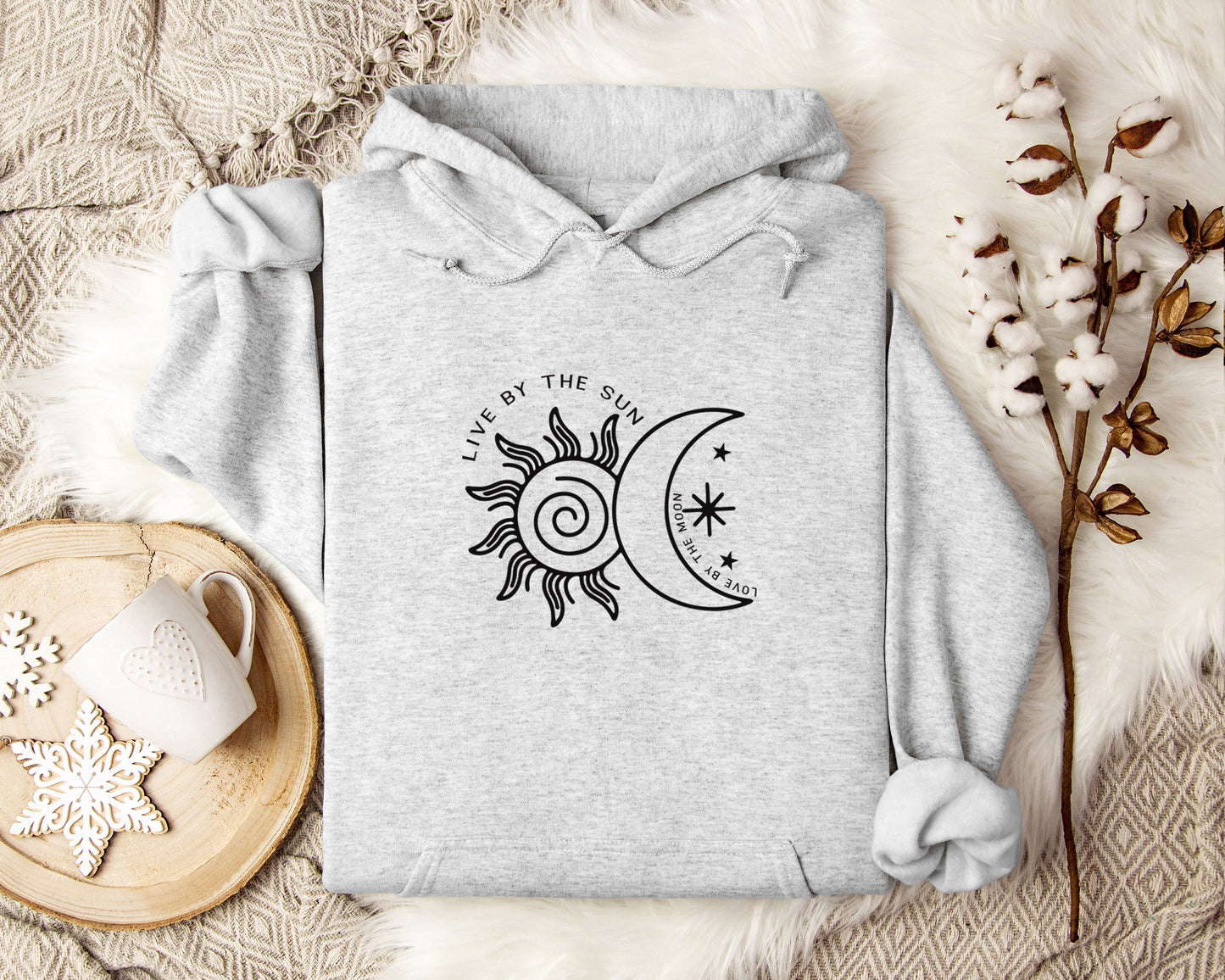 Live by the Sun, Love by the Moon Hoodie