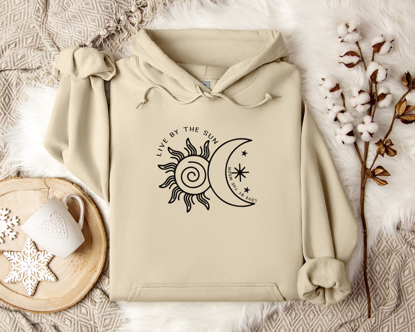 Live by the Sun, Love by the Moon Hoodie